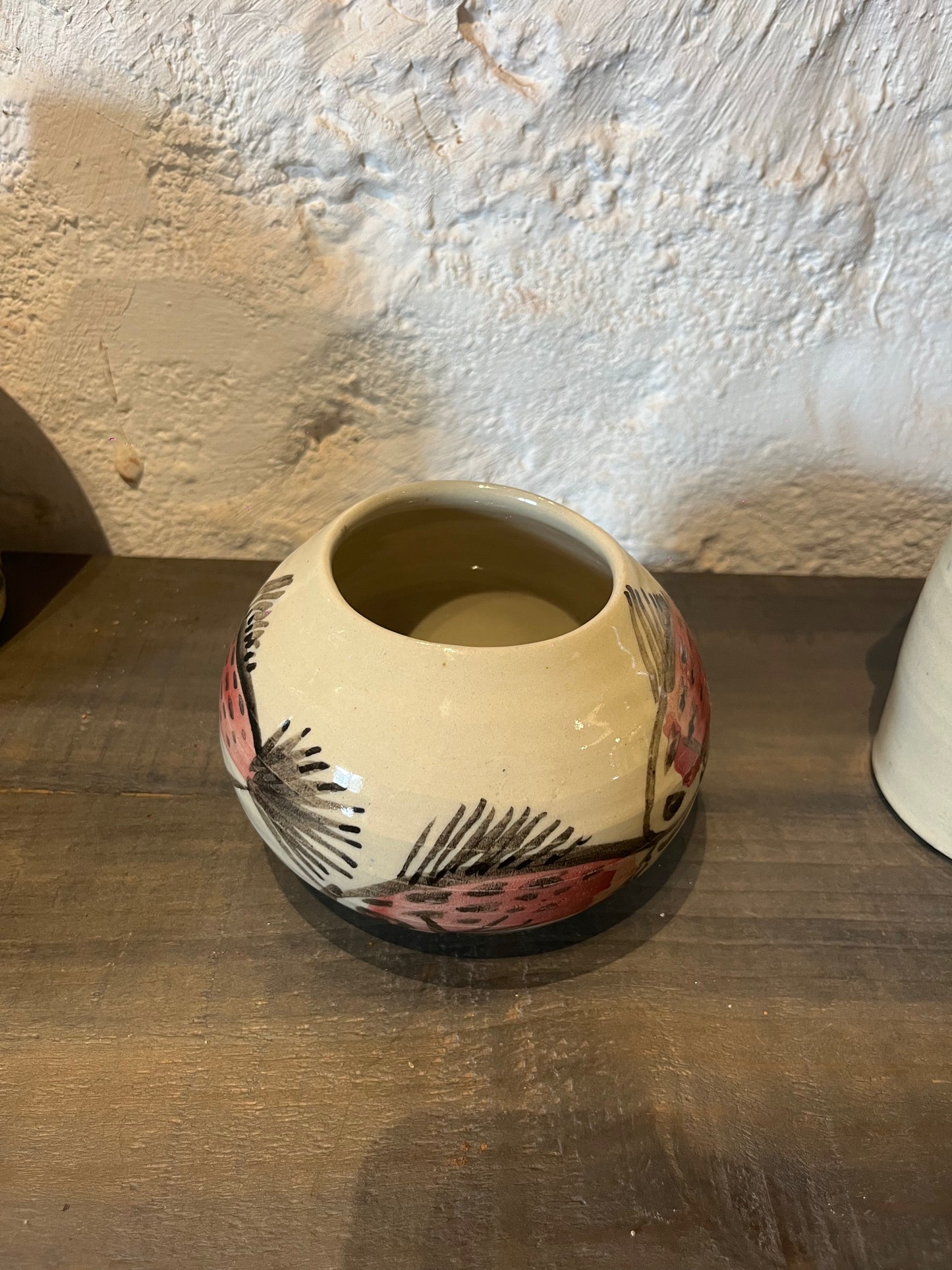 Fish Print Vase
