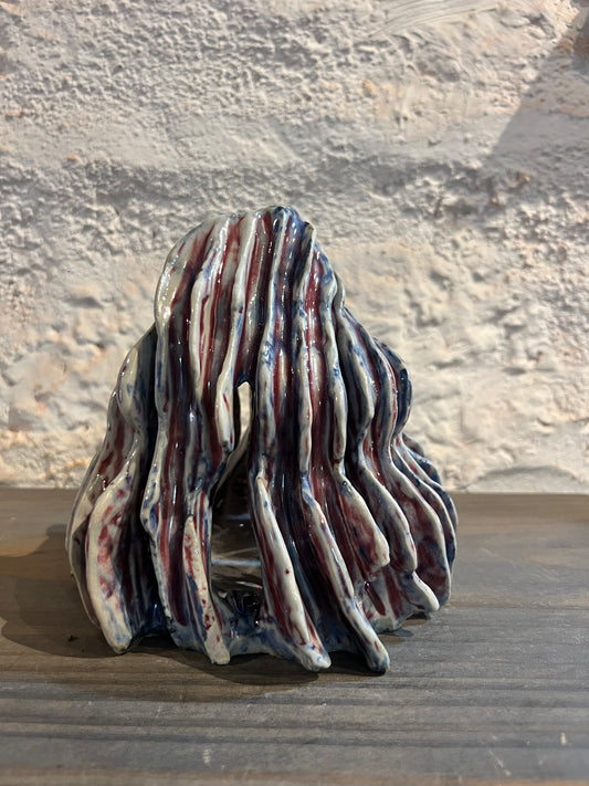 Volcano sculpture