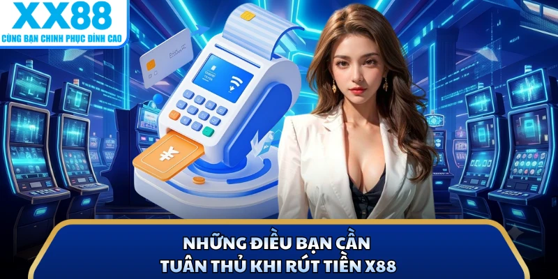 Những điều bạn cần tuân thủ khi rút tiền X88